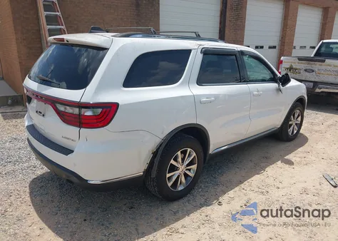 2016 Dodge Durango Limited z USA, uszkodzony, nr VIN 1C4RDJDG4GC374841